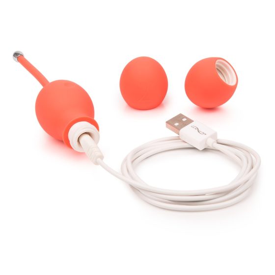 We-Vibe Bloom - Batteriebetriebener Gecko-Ball mit austauschbaren Gewichten (orange)