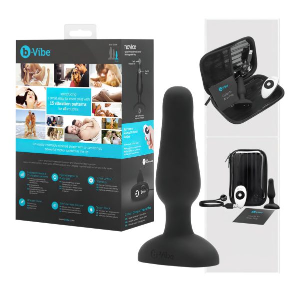 b-Vibe Novice - Anfänger Analvibrator (schwarz)