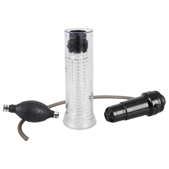 You2Toys - 2in1 - Penispumpe & Masturbator (transparent)
