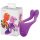 BeauMents Doppio - Wiederaufladbarer 3-Motoren Paar-Vibrator (Lila)