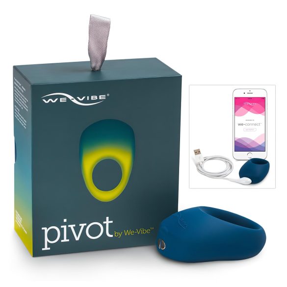 We-Vibe Pivot - Wiederaufladbarer Vibrations-Penisring (Mitternachtsblau)