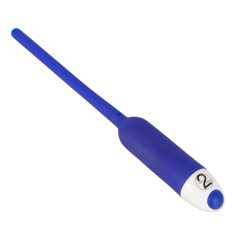   You2Toys - DILATOR - hohler Silikon-Urethral-Vibrator - blau (7mm)