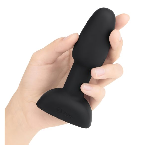 b-Vibe Rimming - Rotierender Perlen Anal-Vibrator (Schwarz)