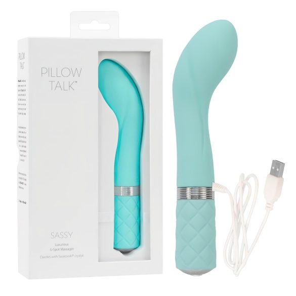 Pillow Talk Sassy - G-Punkt Vibrator mit Akku (türkis)