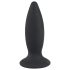 Black Velvet S - Akku Analdildo für Einsteiger - klein (schwarz)