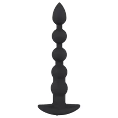   Black Velvet - Wiederaufladbarer 5-Perlen Analvibrator (schwarz)