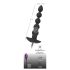 Black Velvet - Akku Analvibrator mit 5 Perlen (schwarz)