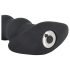 Black Velvet - Akku Analvibrator mit 5 Perlen (schwarz)
