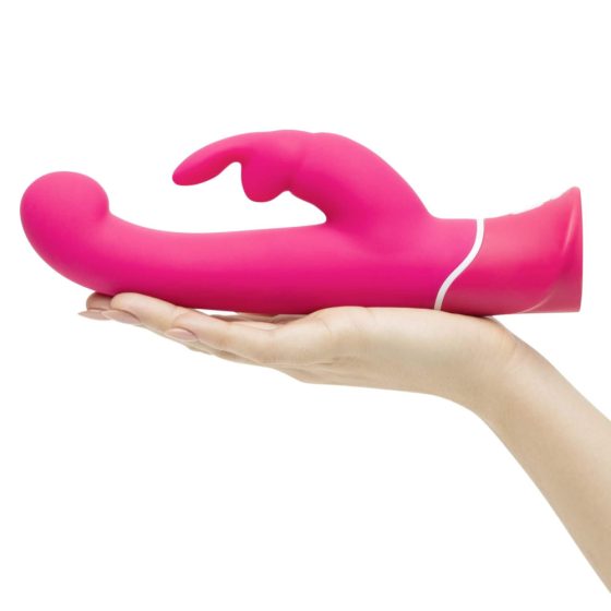Happyrabbit G-Punkt - wasserdichter, wiederaufladbarer Vibrator mit Stab (rosa)