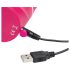 Happyrabbit G-Punkt - wasserdichter Vibrator mit Klitorisstimulator (Pink)