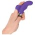 SMILE Finger - gewellter, lila Silikon-Fingervibrator