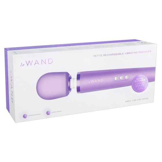 Le Wand Petite - exklusiv, akkubetriebener Massager-Vibrator (lila)
