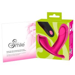   SMILE Panty - wiederaufladbarer, funkgesteuerter Aufsteckvibrator (pink)