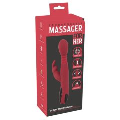   You2Toys - Massager - Wiederaufladbarer, schock-rotierender, beheizter G-Punkt-Vibrator (rot)