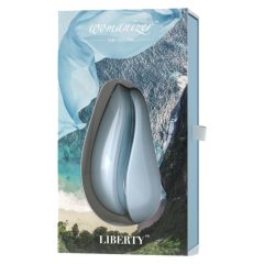   Womanizer Liberty - wasserdichter, batteriebetriebener Klitorisstimulator (türkisblau)