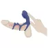 SMILE Couple - Wiederaufladbarer Vibrations-Paar-Ring (Blau)