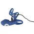 SMILE Couple - Wiederaufladbarer Vibrations-Paar-Ring (Blau)