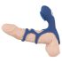 SMILE Paar - Wiederaufladbare, vibrierende Penis-Manschette (Blau)