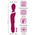 Javida Thrusting - 3in1 Massage-Vibrator (Rot)