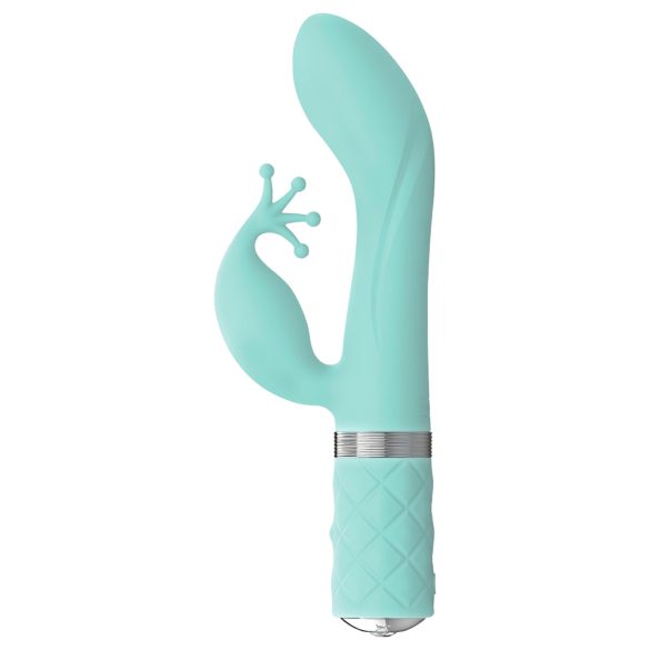 Pillow Talk Kinky - Akku G-Punkt Vibrator mit 2 Motoren (türkis)