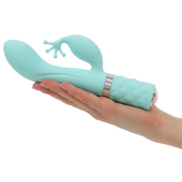 Pillow Talk Kinky - Akku G-Punkt Vibrator mit 2 Motoren (türkis)