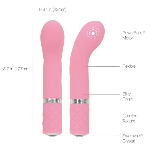 Pillow Talk Racy - Akku G-Punkt-Vibrator für mehr Genuss (Rosa)