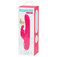   Happyrabbit Curve Slim - wasserdichter Klitoris-Vibrator mit Arm (pink)