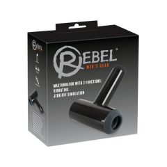   Rebel - Akkubetriebener, auf- und ab bewegender, vibrierender Masturbator (schwarz)