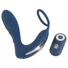 You2Toys Prostata Plug - Analvibrator mit Penisring (blau)