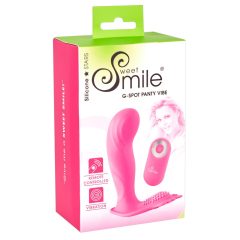   SMILE G-Spot Panty - wiederaufladbarer, funkgesteuerter Aufsteckvibrator (pink)