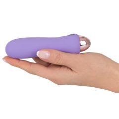   Cuties Mini Purple - wiederaufladbarer Silikon-Stabvibrator (lila)