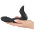 Rebel - Wiederaufladbarer Prostata-Vibrator mit Penis (schwarz)