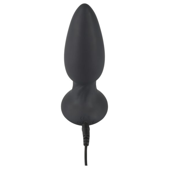 Black Velvet - Drehender Perlen Anale Vibrator (schwarz)