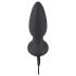Black Velvet - Drehender Perlen Anale Vibrator (schwarz)