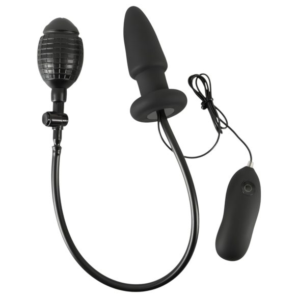 You2Toys - Aufblasbarer Analdehner-Vibrator (Schwarz)