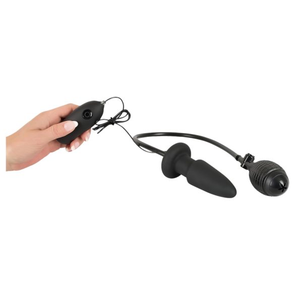 You2Toys - Aufblasbarer Analdehner-Vibrator (Schwarz)