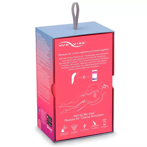We-Vibe Melt - App-gesteuerter Druckwellen-Vibrator für die Klitoris (Koralle)