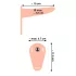 You2Toys - Strap-On - Wiederaufladbarer, Hautfarbener Vibrator zum Anschnallen