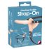 You2Toys - Strap-On - Doppeldildo mit Gurt (natur)