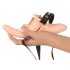 You2Toys - Strap-On - Doppeldildo mit Gurt (natur)