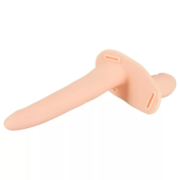 You2Toys - Strap-On - anlegbarer Doppelvibrator (natur)
