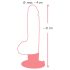 Natur Skin M - Hautähnlicher Vibrator mit Saugnapf (natur)