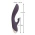 Javida - Wasserdichter Vibrator mit Klitorsauger (Lila)