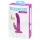 Happyrabbit Strap-On - Hasen-Vibrator zum Umschnallen mit Klitorisstimulator (lila)