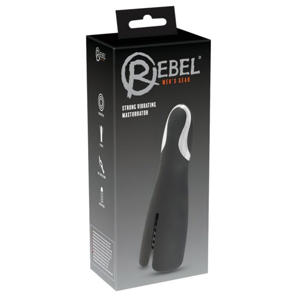 Rebel Strong - Akku-Eichelvibrator (Schwarz)