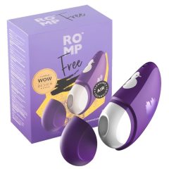   ROMP Free - wiederaufladbarer, wasserdichter Klitorisstimulator mit Luftwellen (lila)