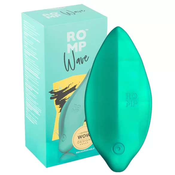 ROMP Wave - Akku, wasserdichter Klitoris Vibrator (grün)