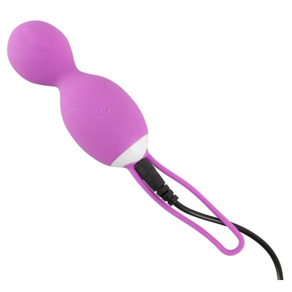 SMILE Love Ball - drehende Vibro-Ei (lila)