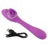 You2Toys 2-Funktion Vibe - Wiederaufladbarer 2in1 Vibrator (Lila)