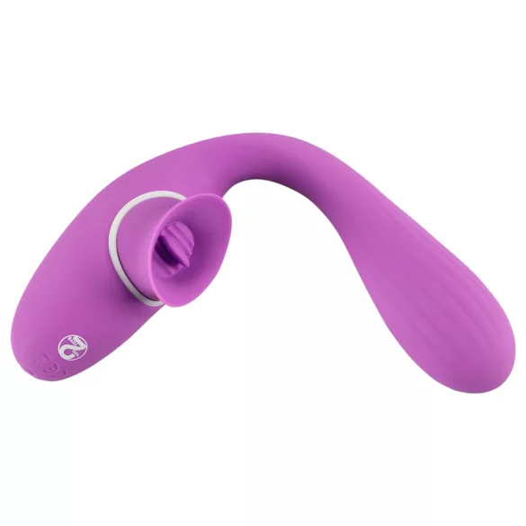You2Toys 2 Function Vibe - Akku 2in1 Vibrator (Lila)